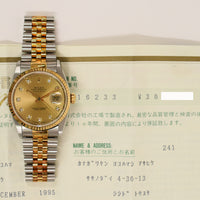 Datejust 36mm Steel and Yellow Gold 16233G