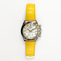 Daytona White Gold "Beach Edition" Yellow Mother of Pearl Dial 116519