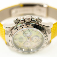 Daytona White Gold "Beach Edition" Yellow Mother of Pearl Dial 116519