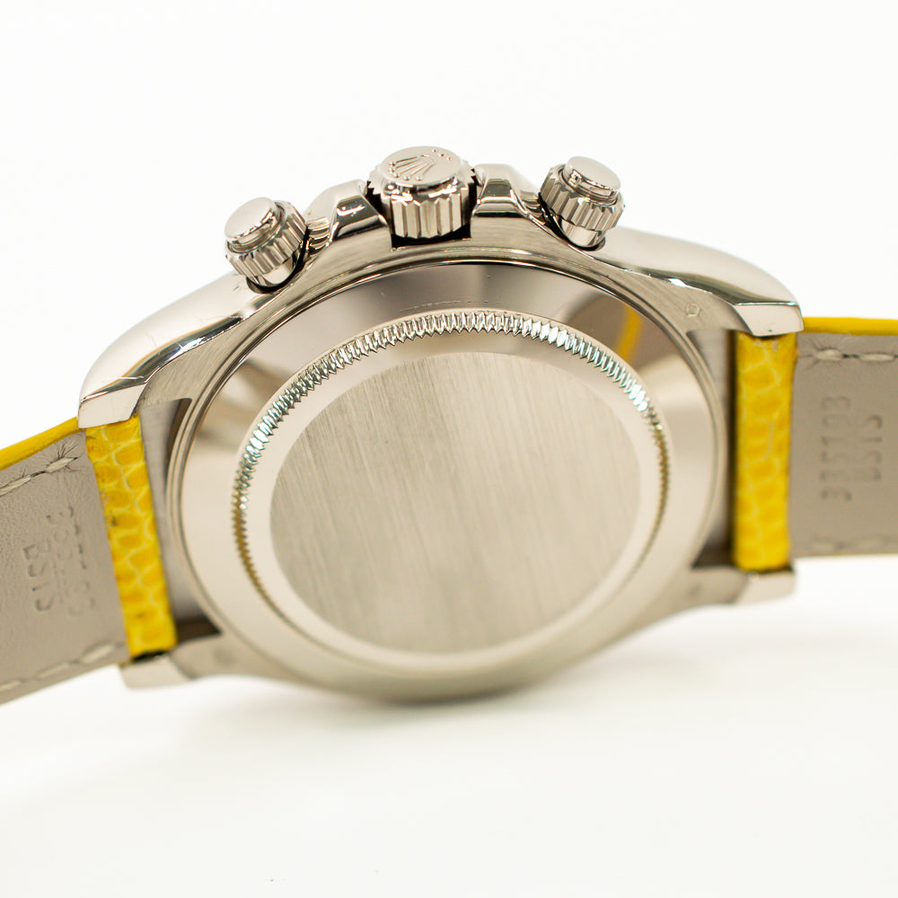 Daytona White Gold "Beach Edition" Yellow Mother of Pearl Dial 116519