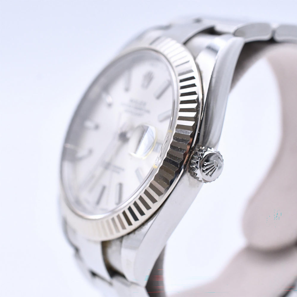 Datejust 41mm Steel and White Gold 126334