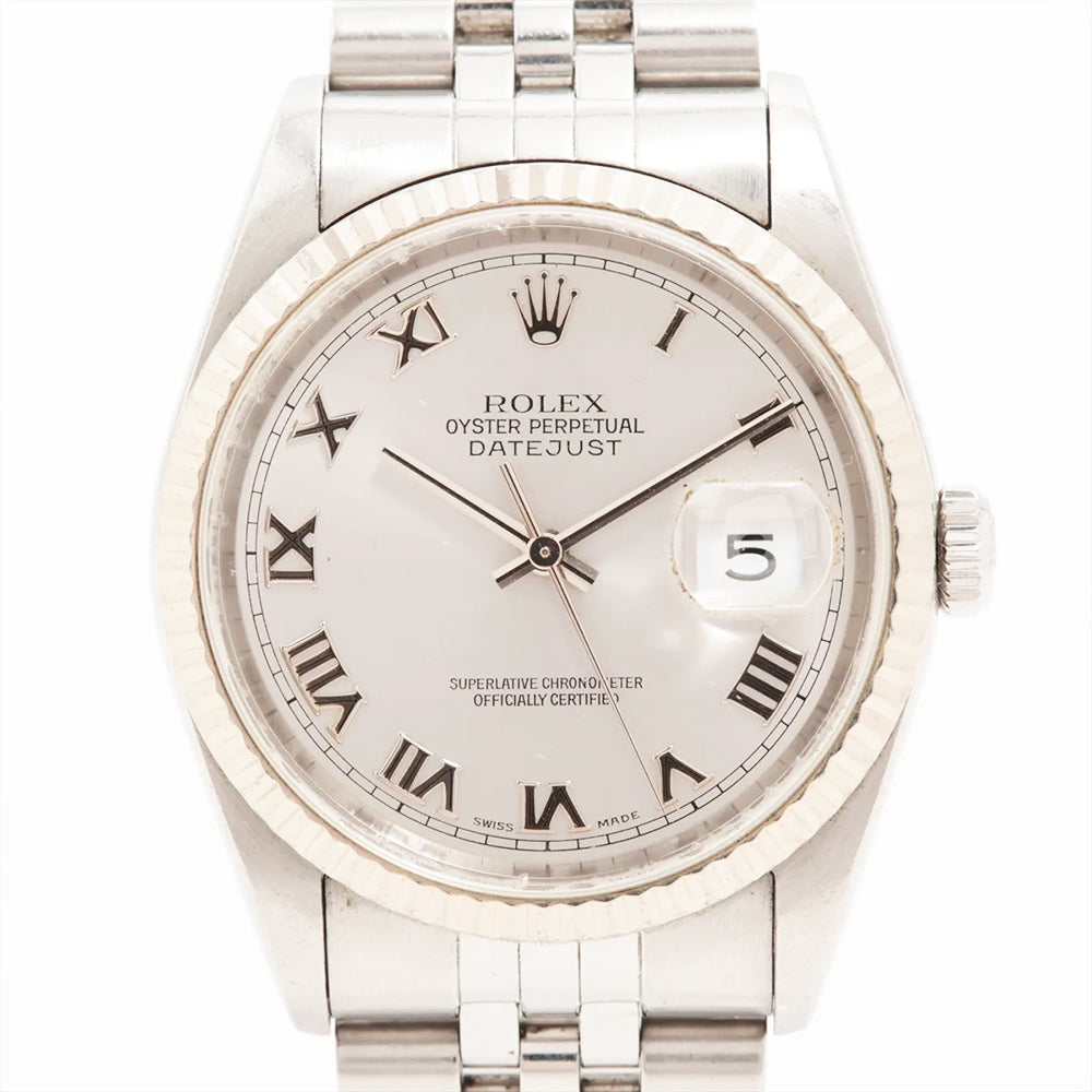 Datejust 36mm Steel and White Gold 16234