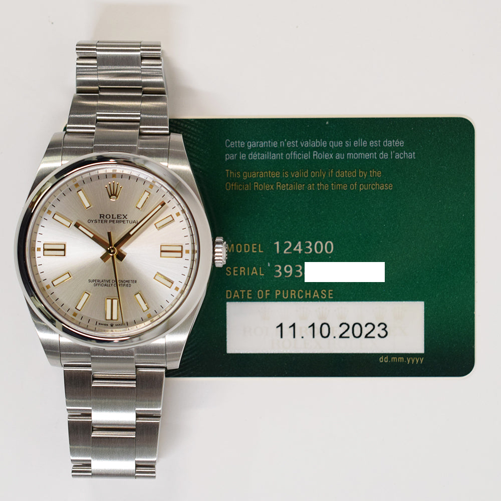 Oyster Perpetual 41mm Steel 124300