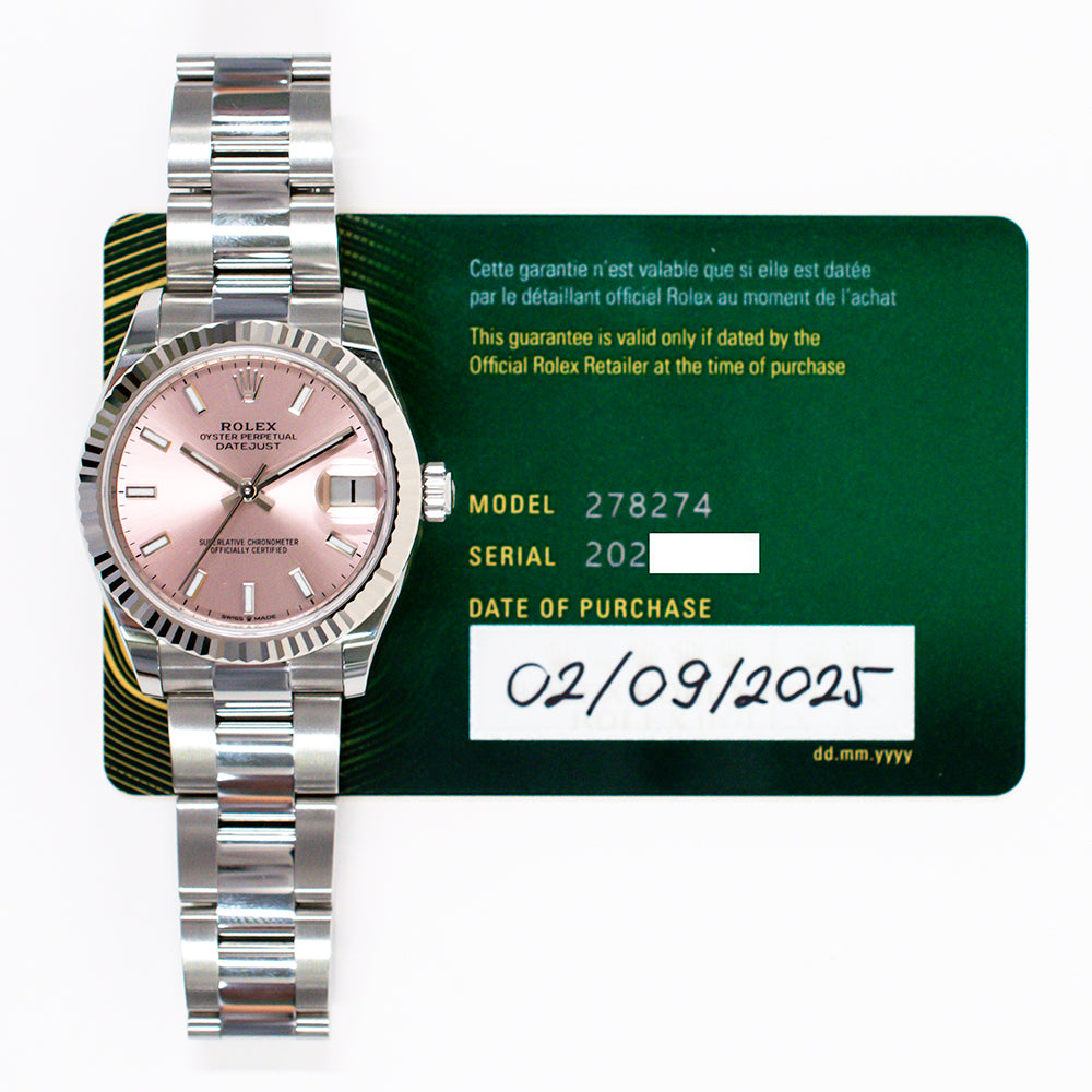 Datejust 31mm Steel and White Gold 278274