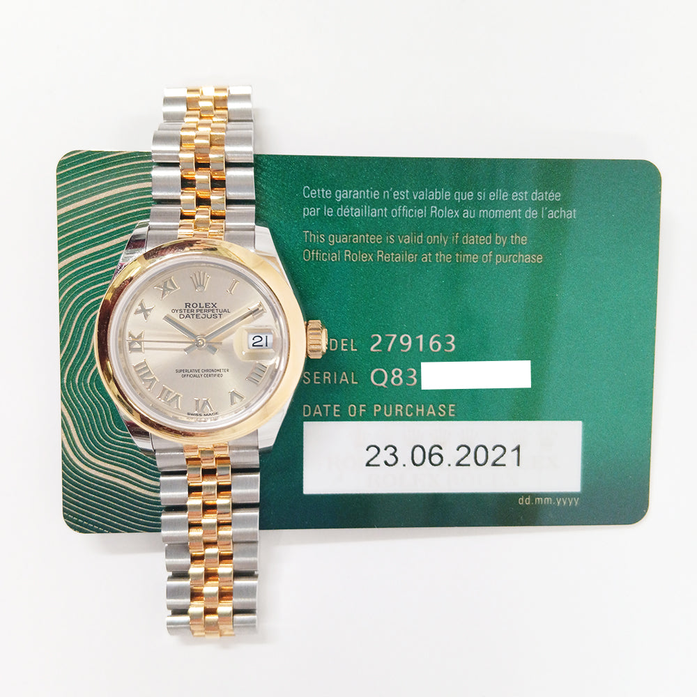 Lady Datejust 28mm Steel and Yellow Gold 279163