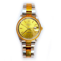 Oyster Perpetual Date 34mm Steel and Yellow Gold 15223