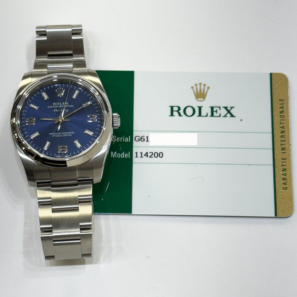 Air-King 34mm Steel 114200