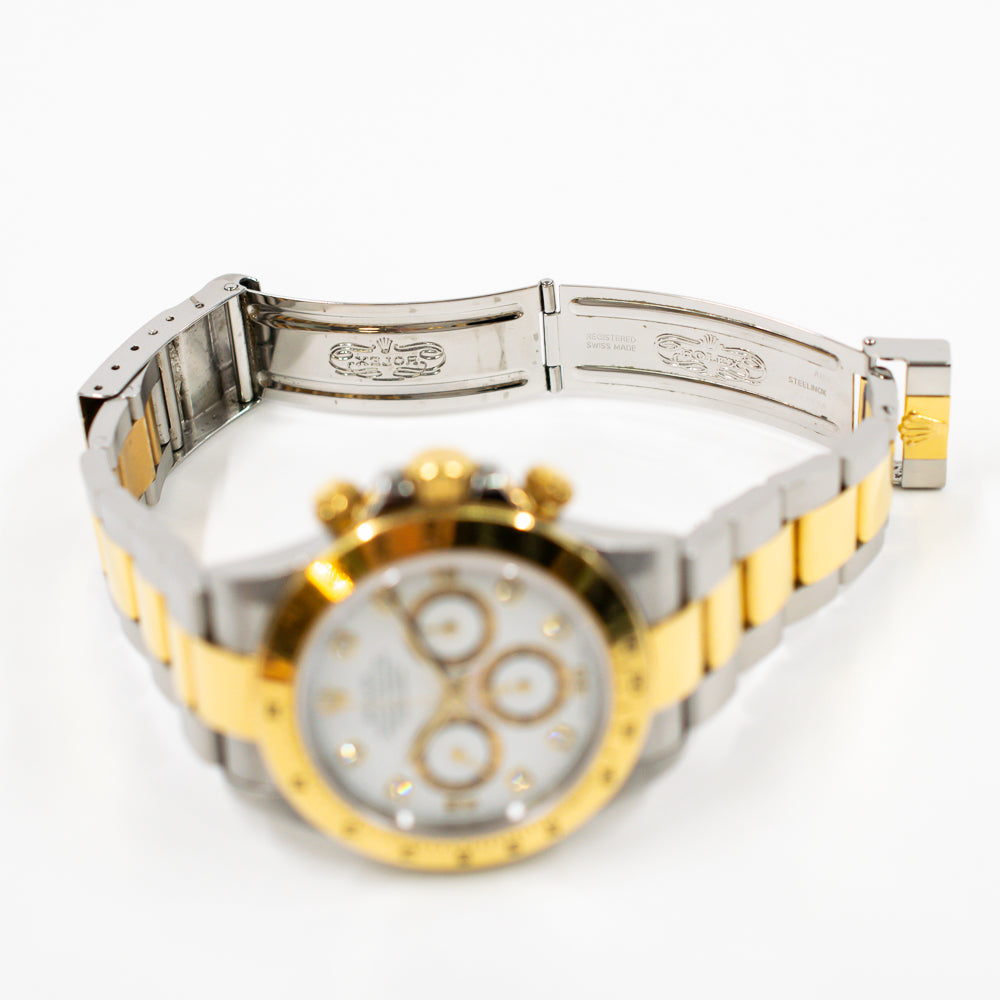 Daytona 40mm Steel and Yellow Gold 16523G