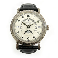 Retrograde Perpetual Calendar, 42mm White Gold Rare Handcrafts Self Winding 5160/500G-001