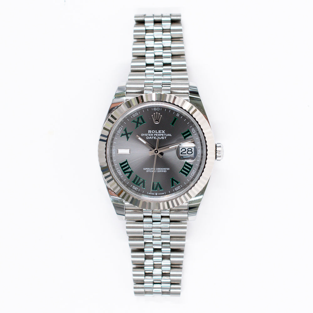Datejust 41mm Steel and White Gold 126334