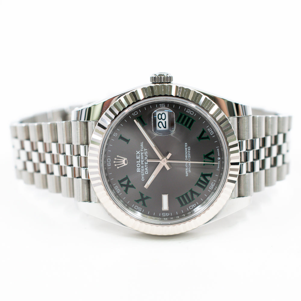Datejust 41mm Steel and White Gold 126334