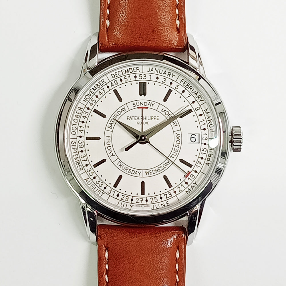 Complications Calatrava 40mm Weekly Calendar Stainless Steel 5212A-001