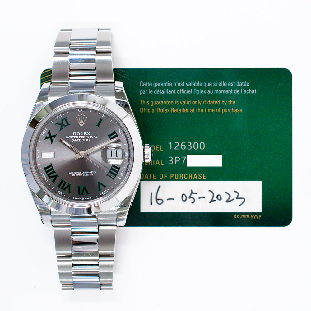Datejust 41mm Steel 126300