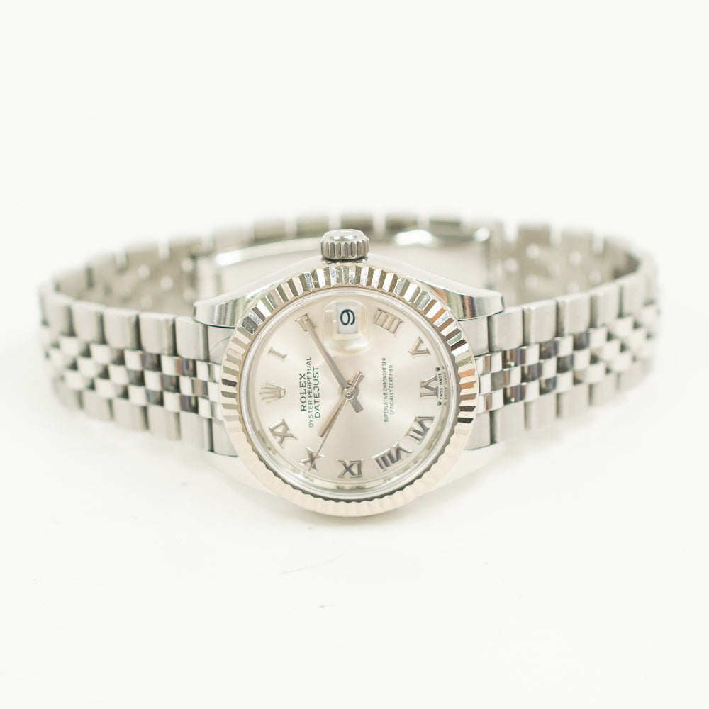 Datejust 28mm Steel and White Gold 279174