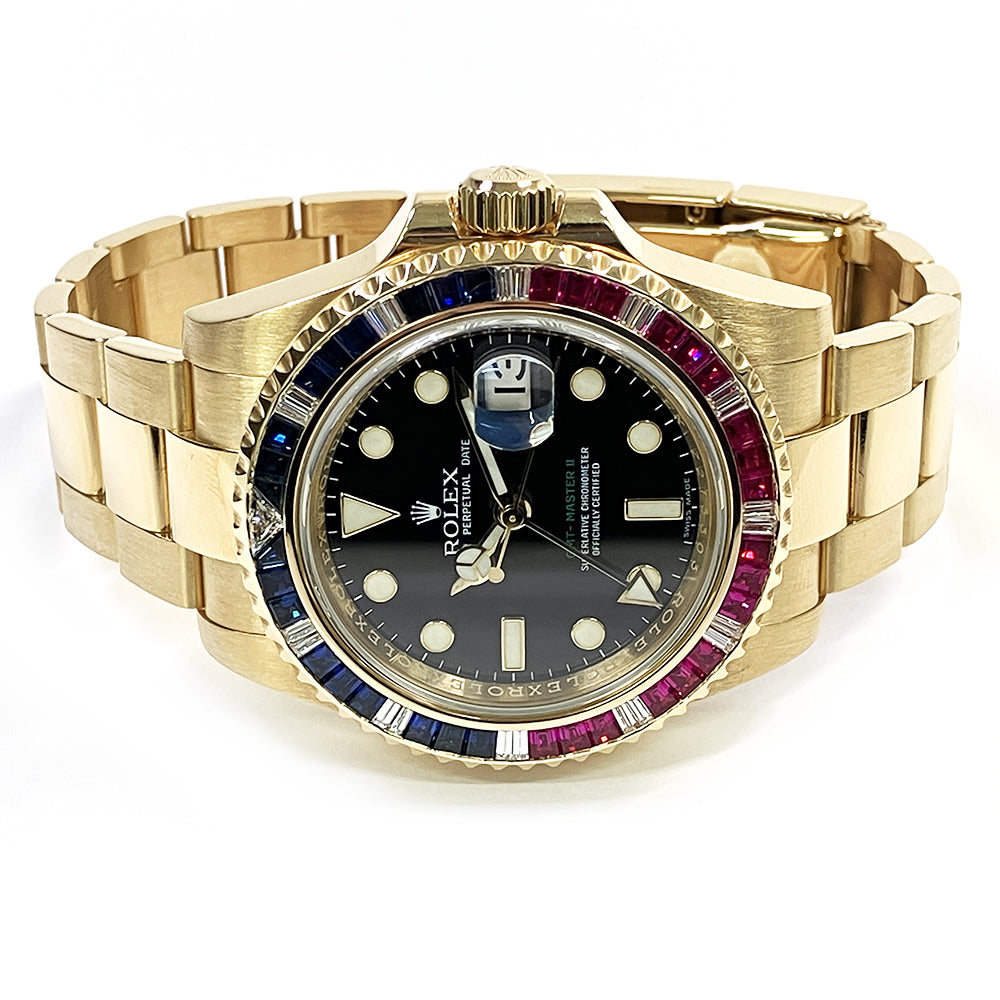 GMT-Master II "SARU" Sapphire/Ruby/Diamond Bezel 116748SARU