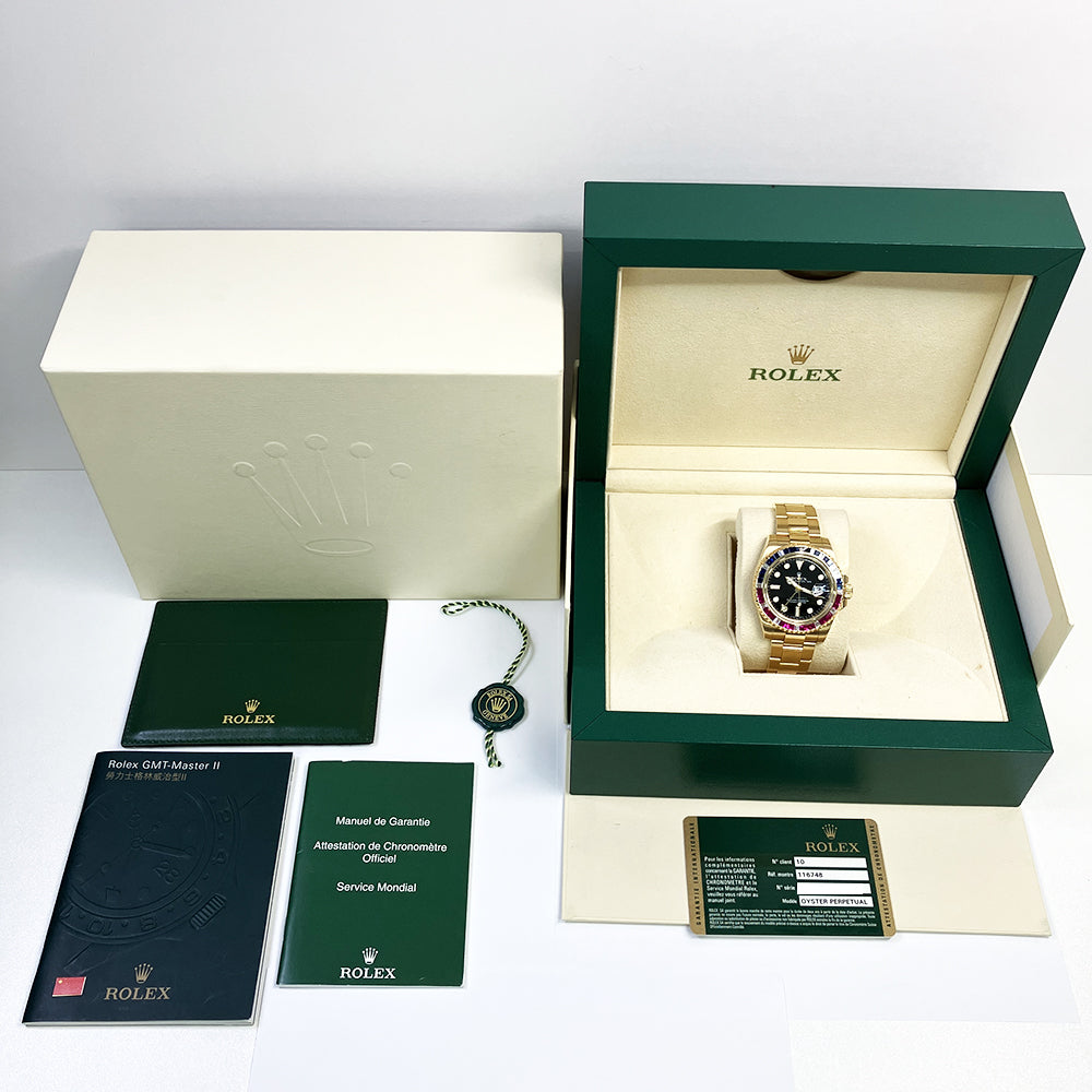 GMT-Master II "SARU" Sapphire/Ruby/Diamond Bezel 116748SARU