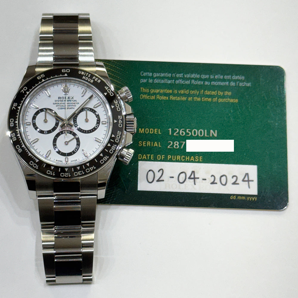 Daytona Steel Ceramic Bezel 126500LN