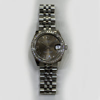 Datejust 31mm Diamond Bezel Steel and White Gold 178384