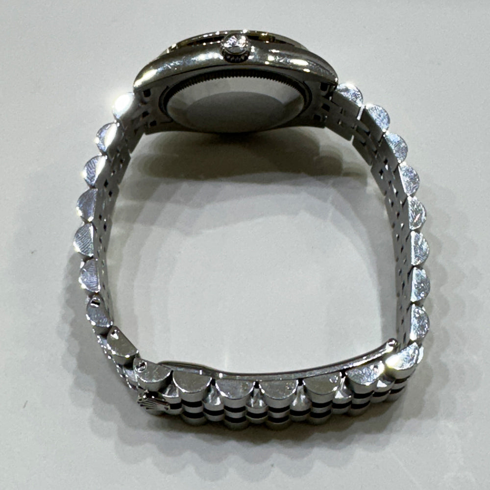 Datejust 31mm Diamond Bezel Steel and White Gold 178384