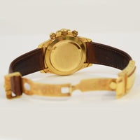 Daytona Yellow Gold  "Zenith Movement" on Leather Strap 16518