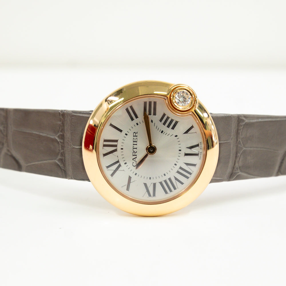Ballon Blanc de Cartier 30mm Rose Gold WGBL0005