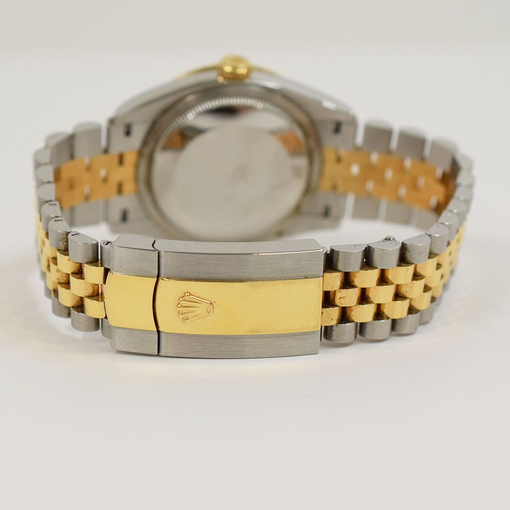 Datejust 36mm Diamond Bezel Steel and Yellow Gold 126283RBR
