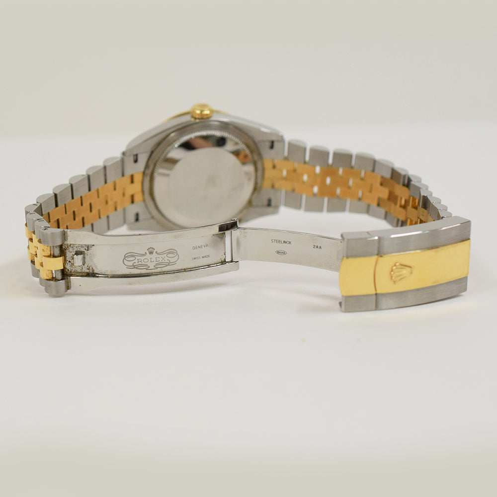 Datejust 36mm Diamond Bezel Steel and Yellow Gold 126283RBR