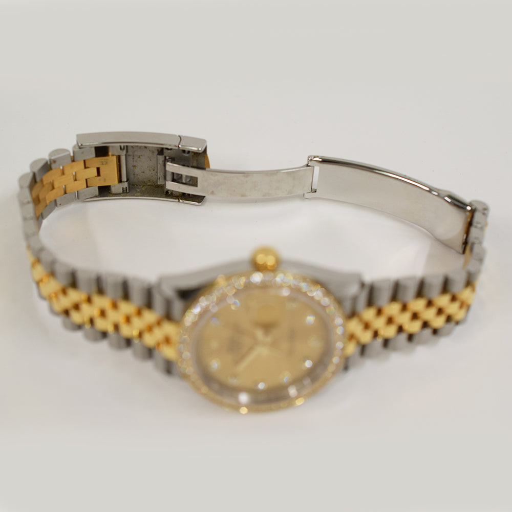 Datejust 36mm Diamond Bezel Steel and Yellow Gold 126283RBR