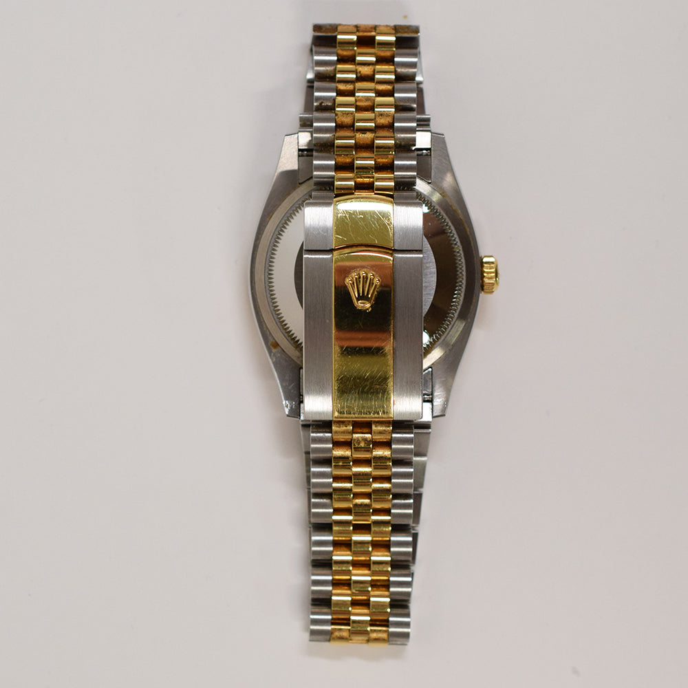 Datejust 36mm Diamond Bezel Steel and Yellow Gold 126283RBR
