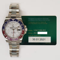 GMT-Master II White Gold "Pepsi" 126719BLRO