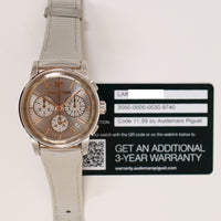 Code 11.59 41mm Chronograph Rose Gold Case White Gold Bezel/Lugs/Caseback 26393CR.OO.A008KB.01