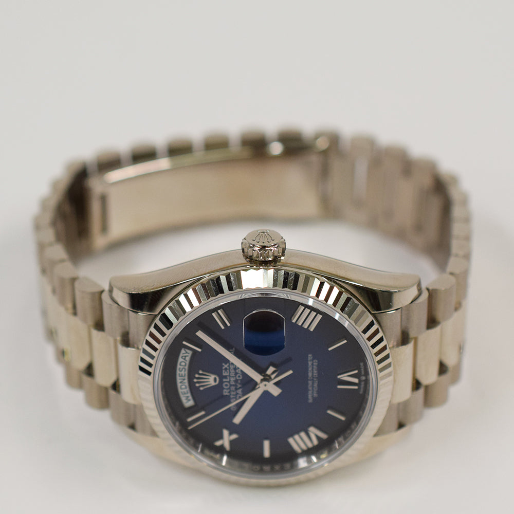 Day-Date President 36mm White Gold 128239