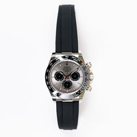 Daytona White Gold with Rubber Strap 126519LN