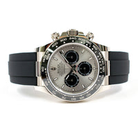 Daytona White Gold with Rubber Strap 126519LN