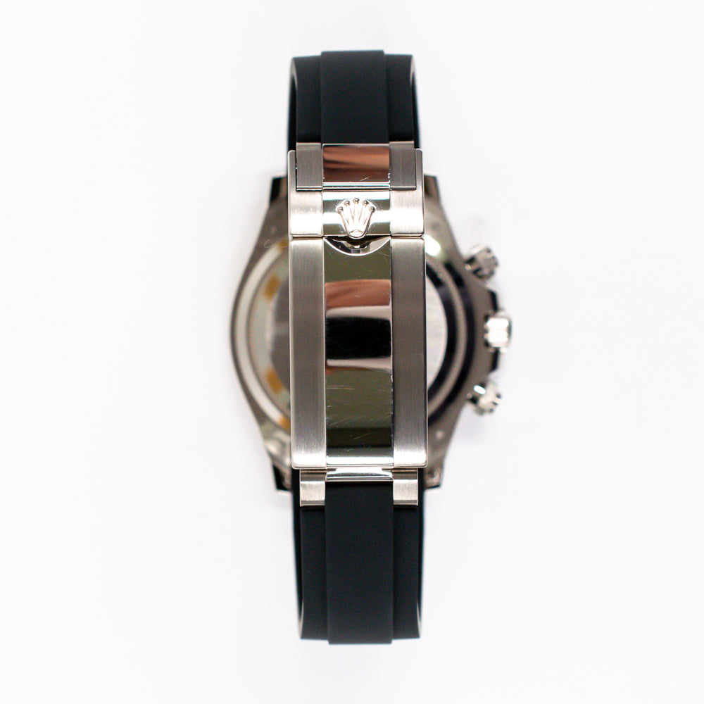 Daytona White Gold with Rubber Strap 126519LN