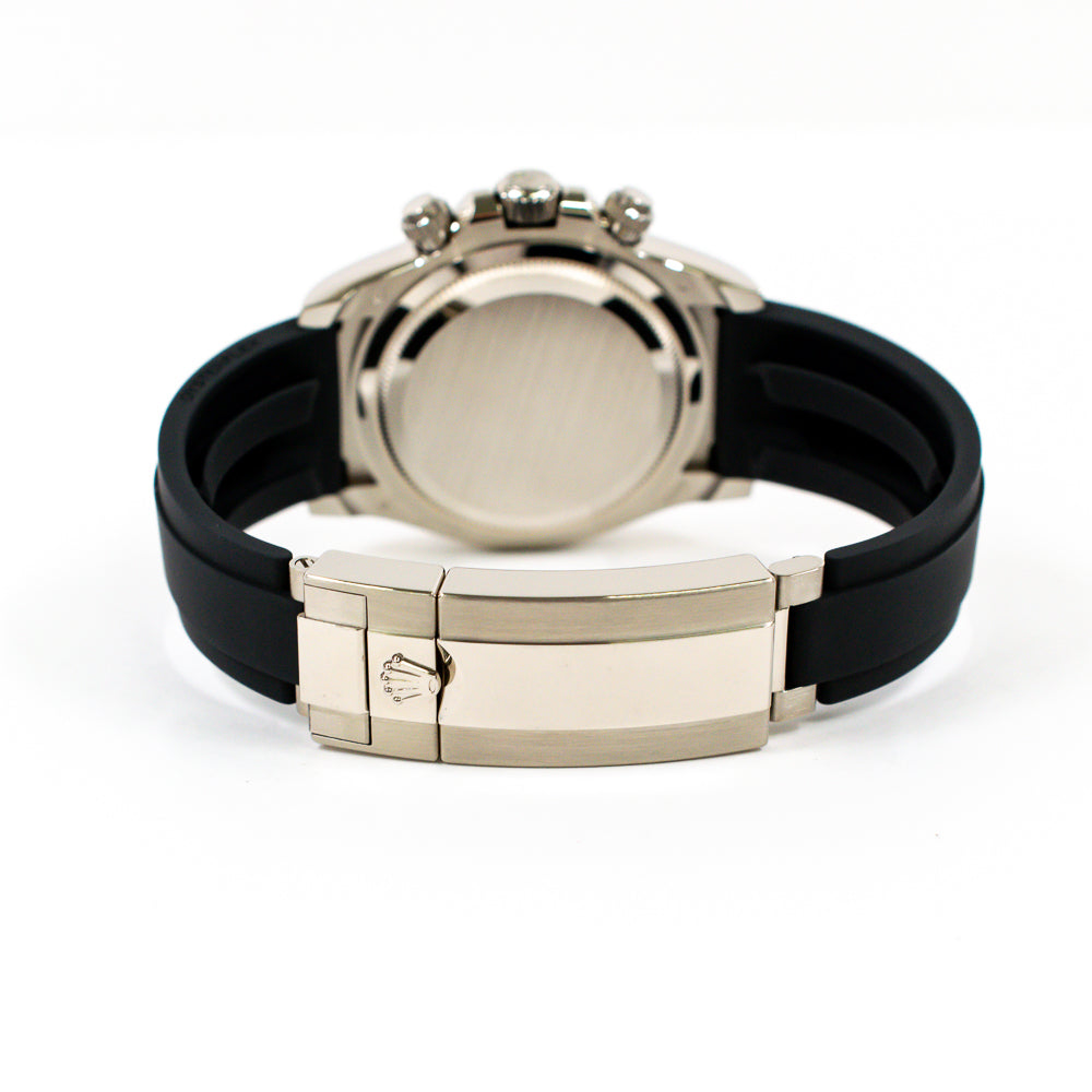 Daytona White Gold with Rubber Strap 126519LN