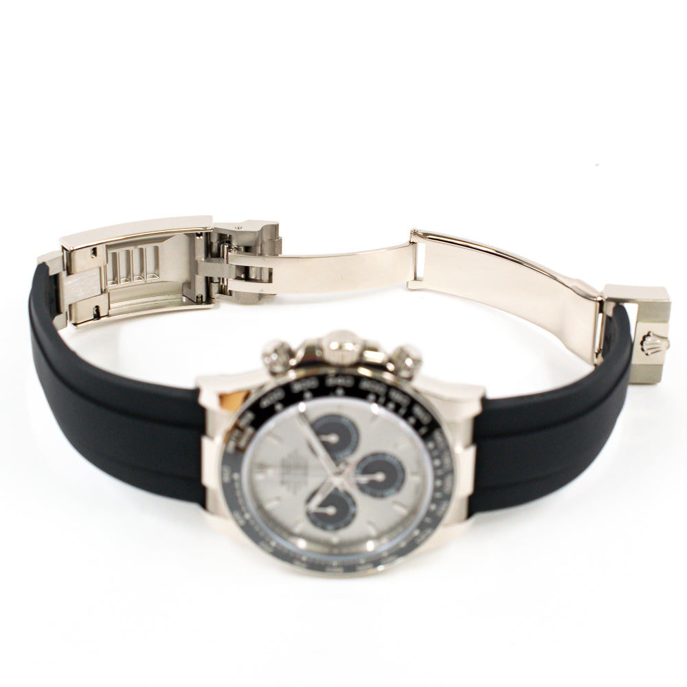 Daytona White Gold with Rubber Strap 126519LN