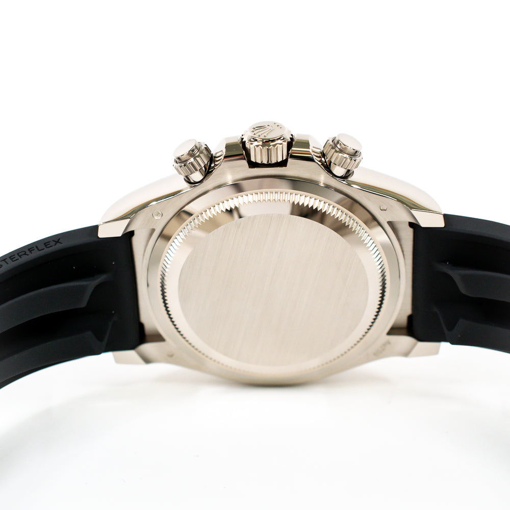 Daytona White Gold with Rubber Strap 126519LN