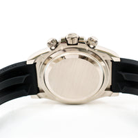 Daytona White Gold with Rubber Strap 126519LN