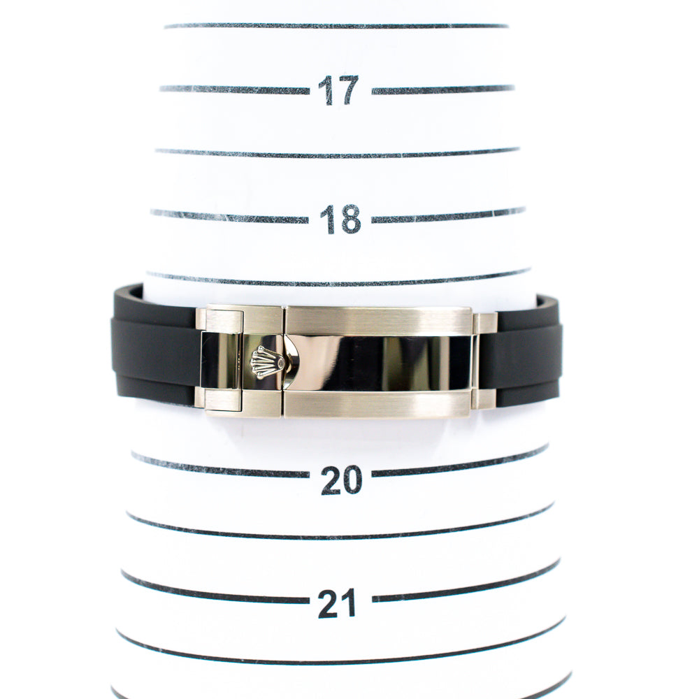 Daytona White Gold with Rubber Strap 126519LN