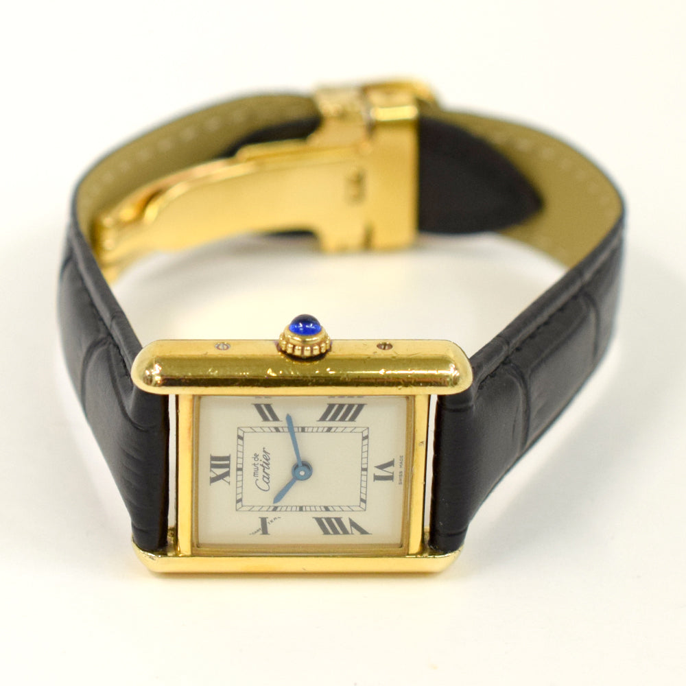 Must de Cartier Tank Velmeil Quartz - 29.5mm x 22mm W1013654