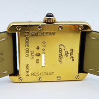 Must de Cartier Tank Velmeil Quartz - 29.5mm x 22mm W1013654
