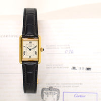 Must de Cartier Tank Velmeil Quartz - 29.5mm x 22mm W1013654