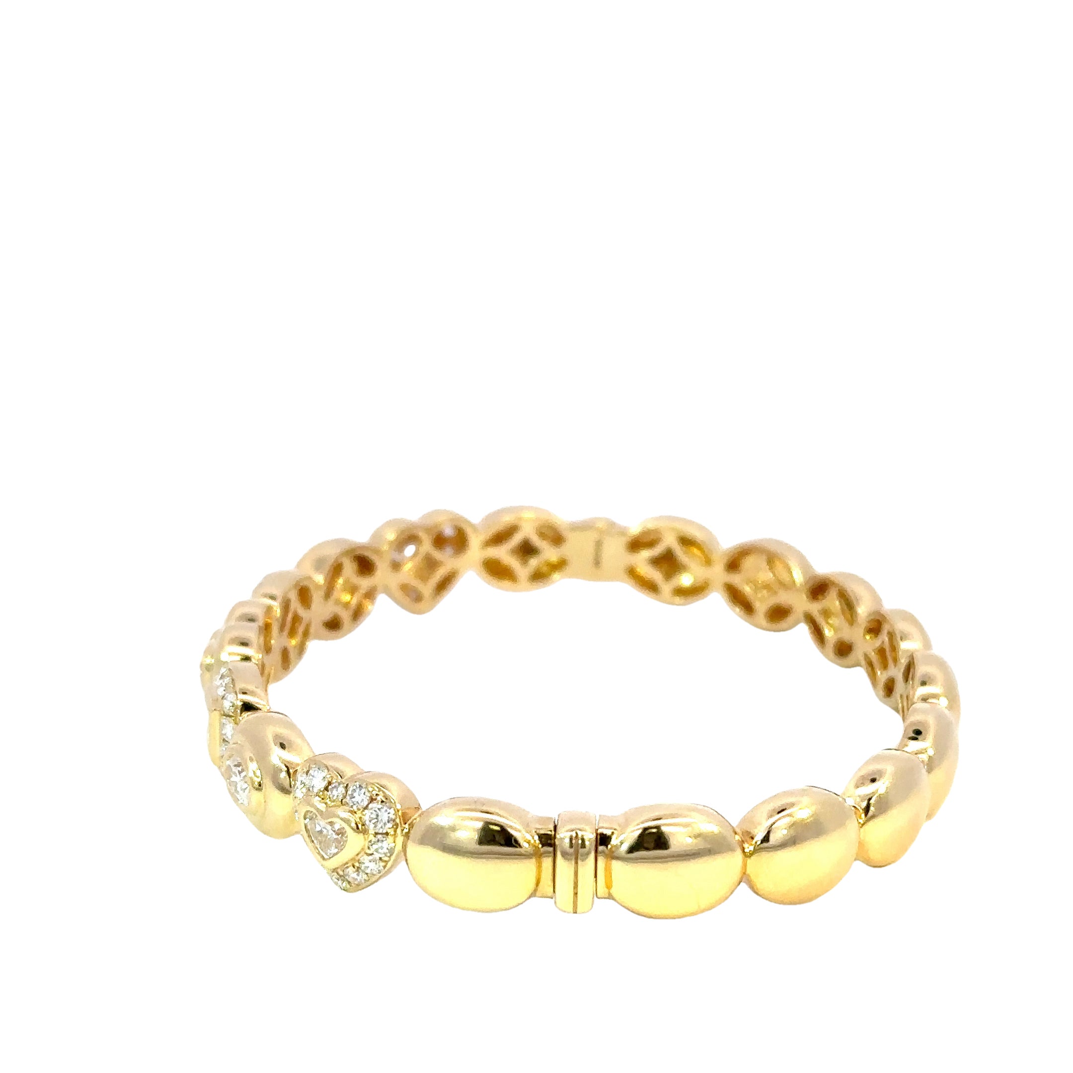 18kt yg Fancy Diamond Bracelet