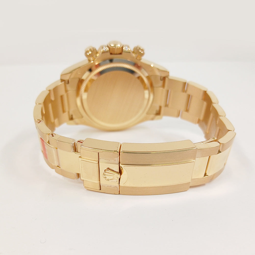 Cosmograph Daytona 40mm Diamond Baguette Bezel Diamond Lugs Yellow Gold 126598TBR