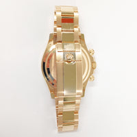 Cosmograph Daytona 40mm Diamond Baguette Bezel Diamond Lugs Yellow Gold 126598TBR
