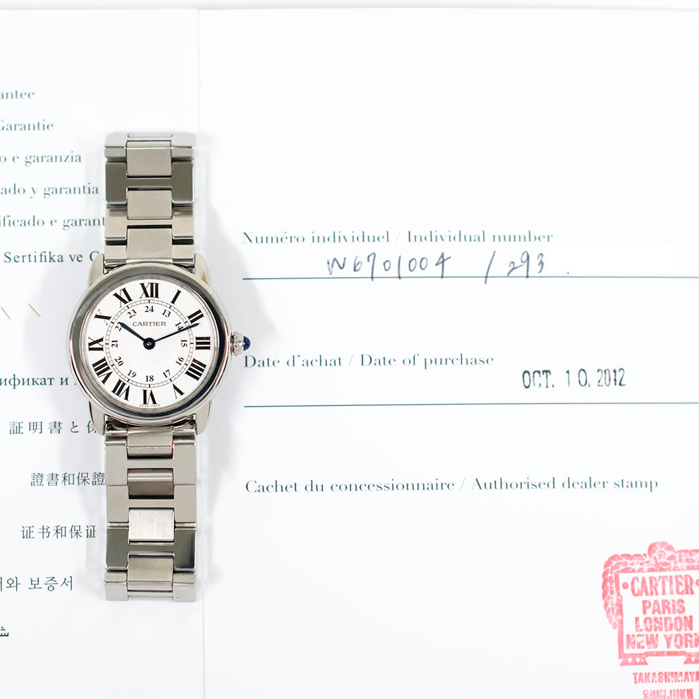 Ronde Solo Small Quartz 29mm Steel W6701004