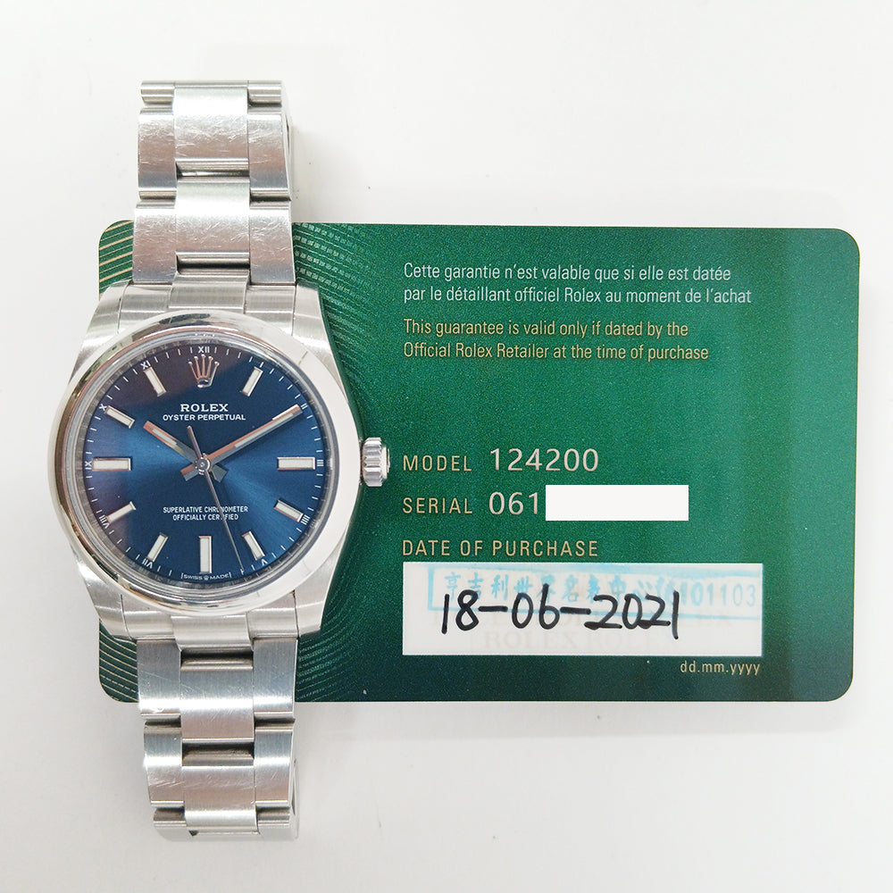 Oyster Perpetual 34mm Steel 124200