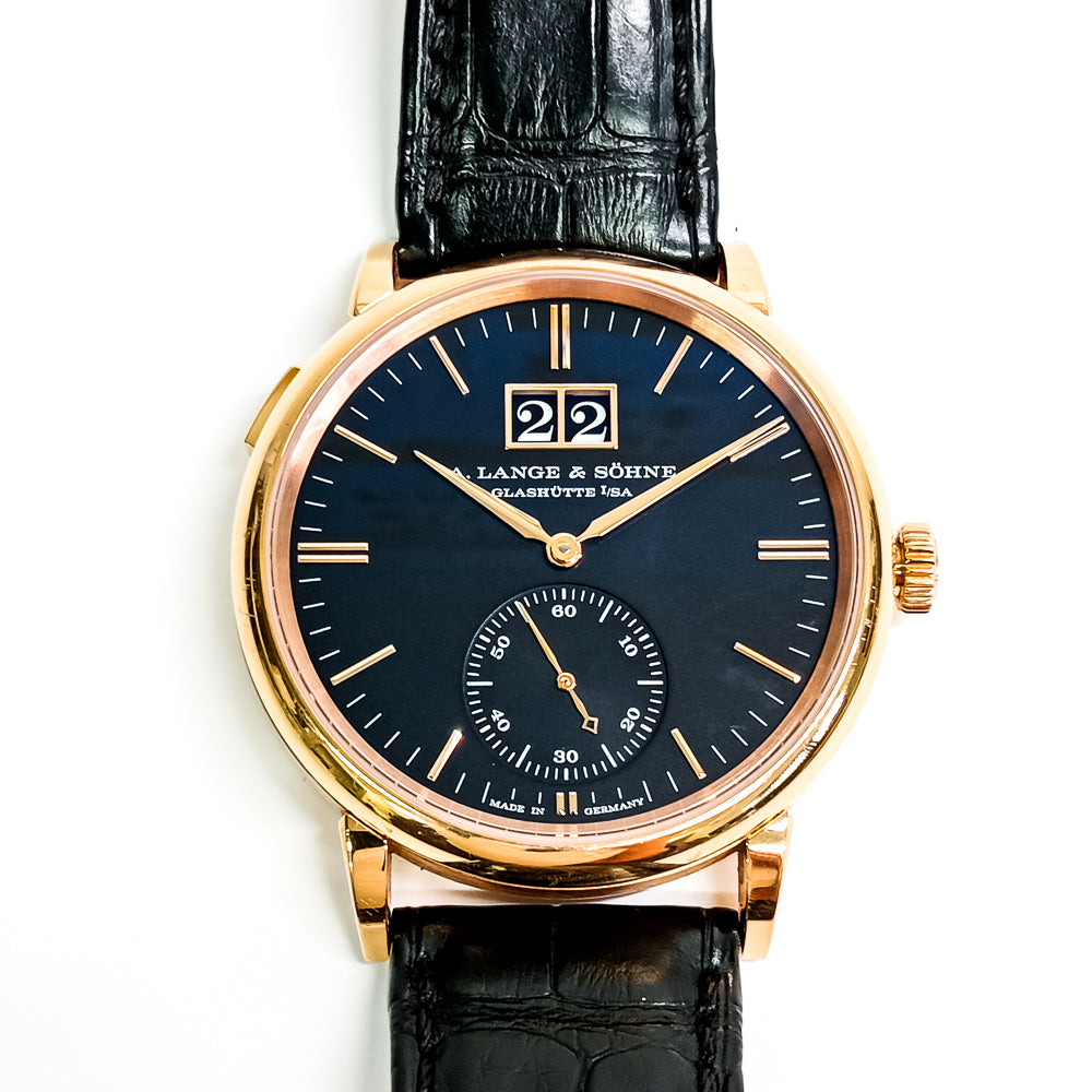 Saxonia Outsize Date 38.5mm Rose Gold 381.031