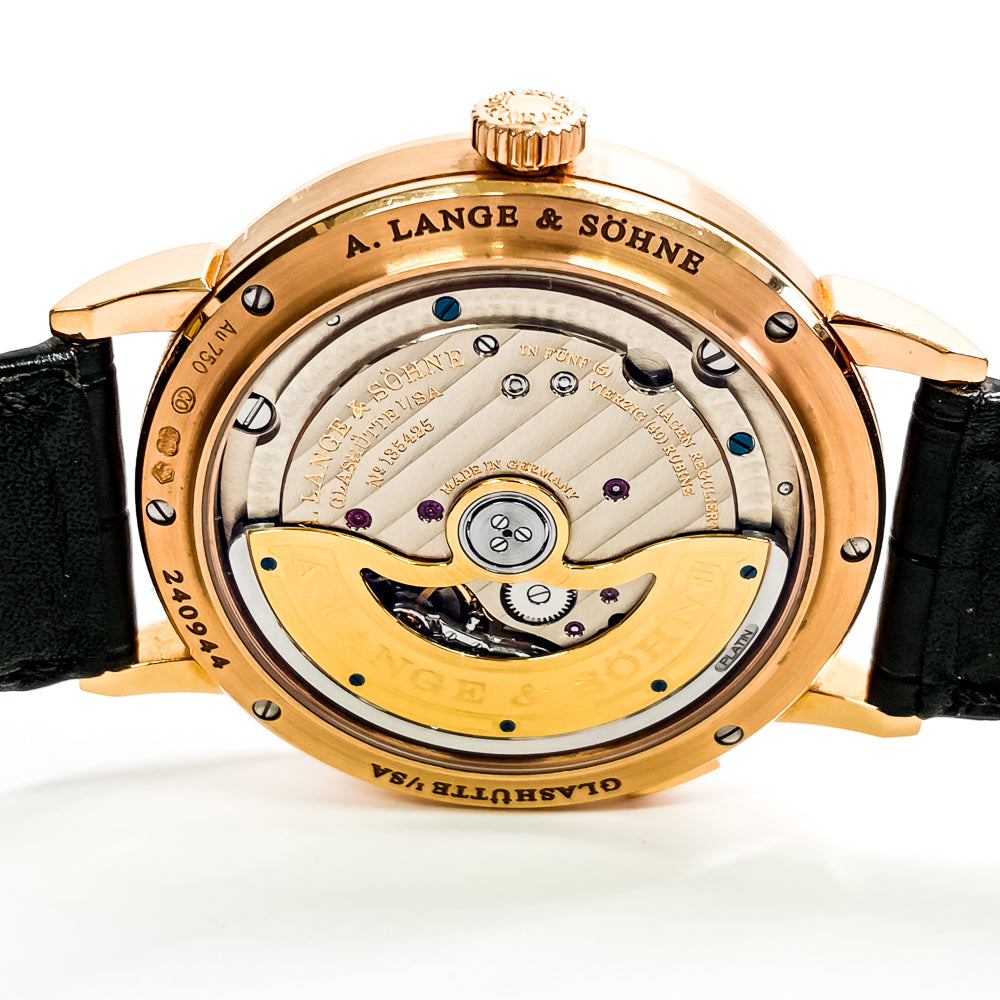 Saxonia Outsize Date 38.5mm Rose Gold 381.031